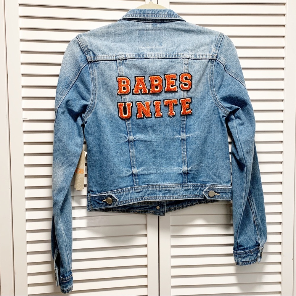Gianni Bini Babes Unite Denim Jacket